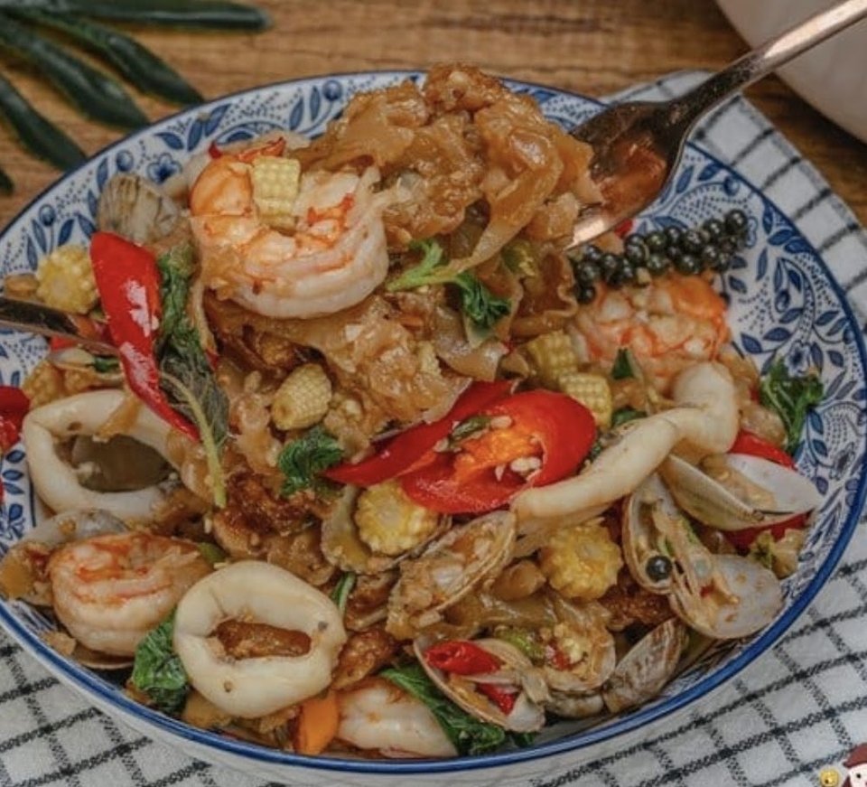 SE3 Basil Stir Fry Seafood