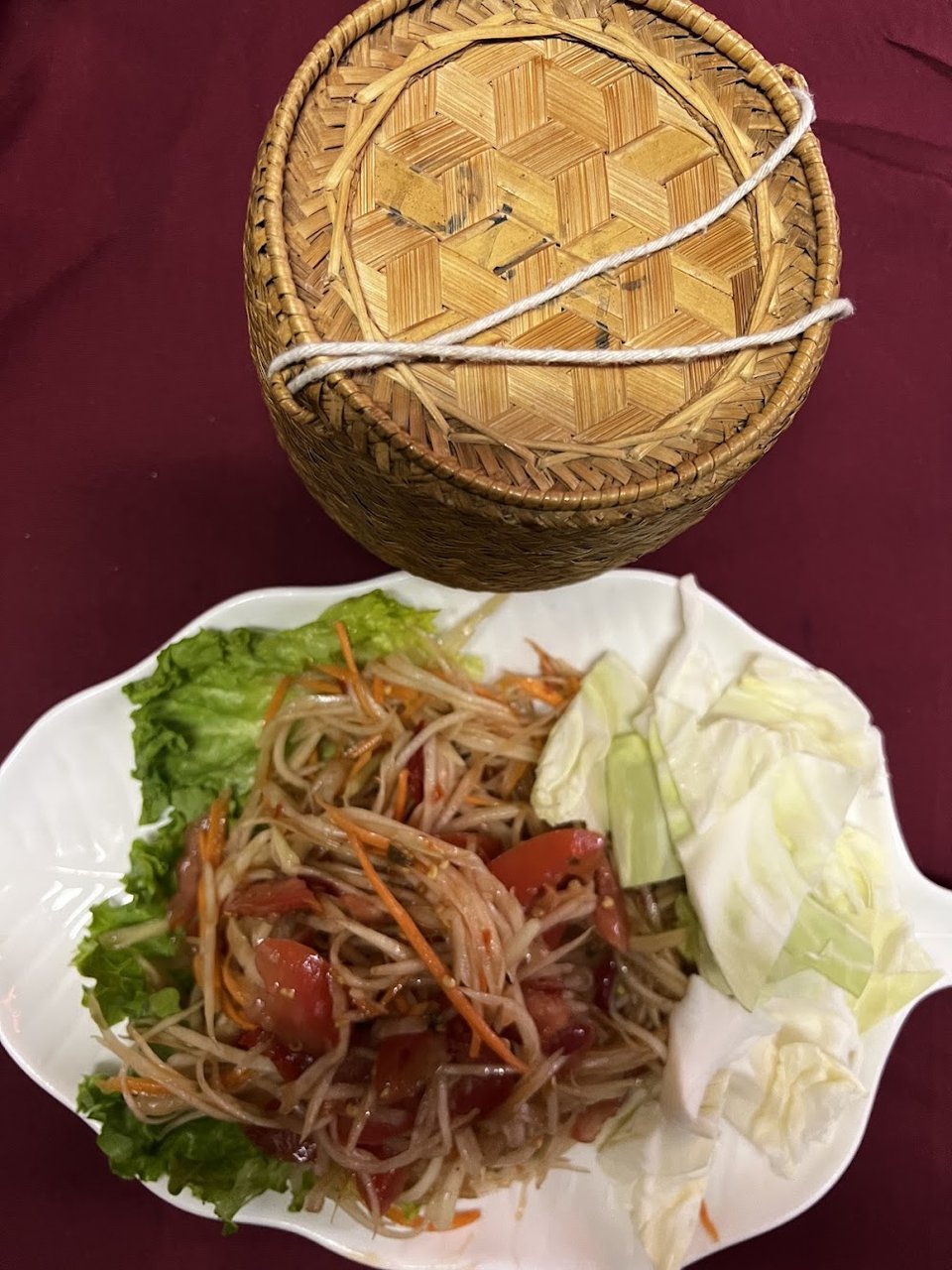 Papaya Salad Thai or Loa Style
